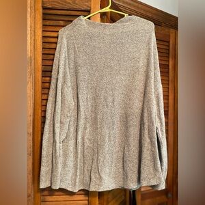 Old Navy Heather Gray Knit Sweater